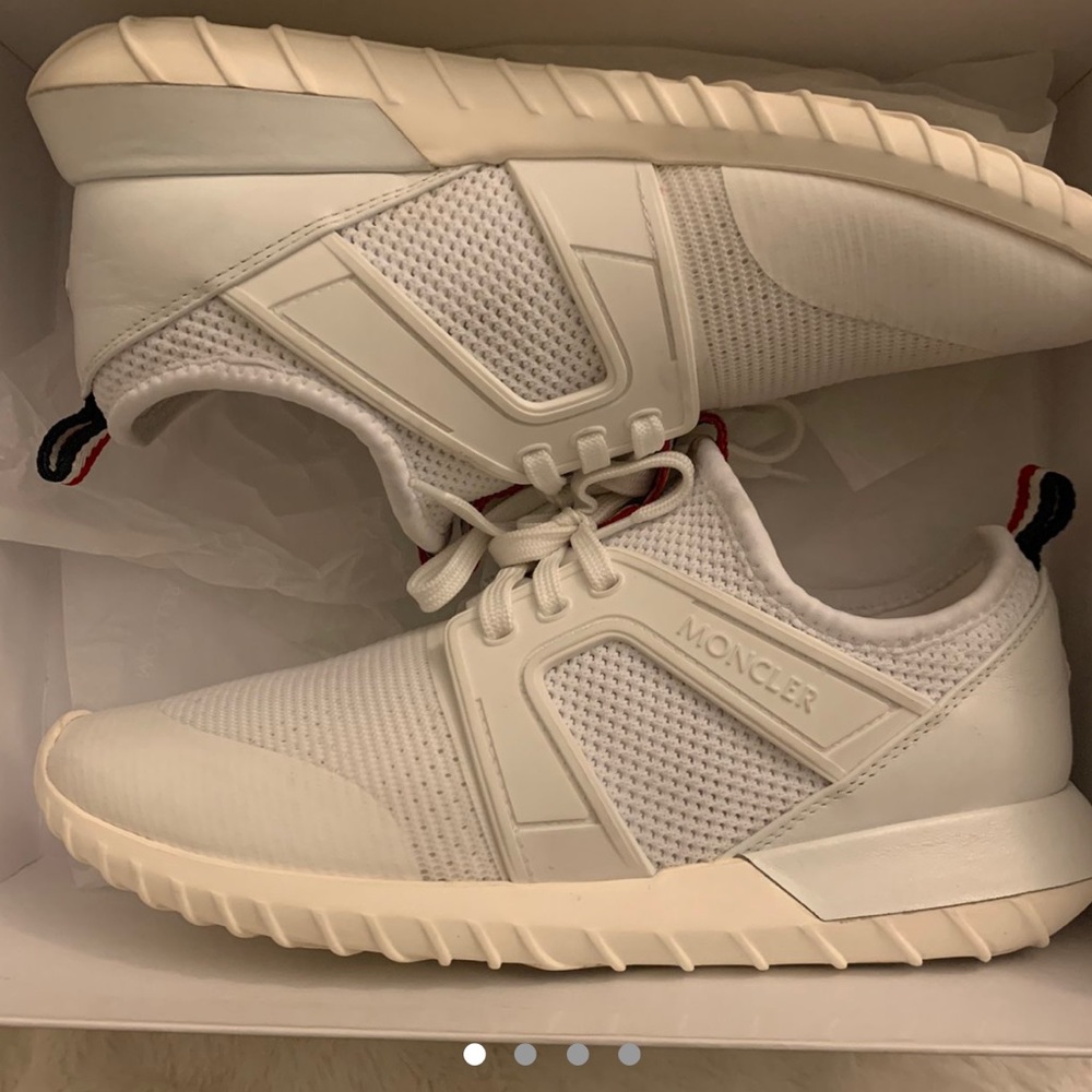 BRAND NEW MONCLER women’s white sneakers